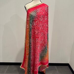 Chuneri silk dupatta